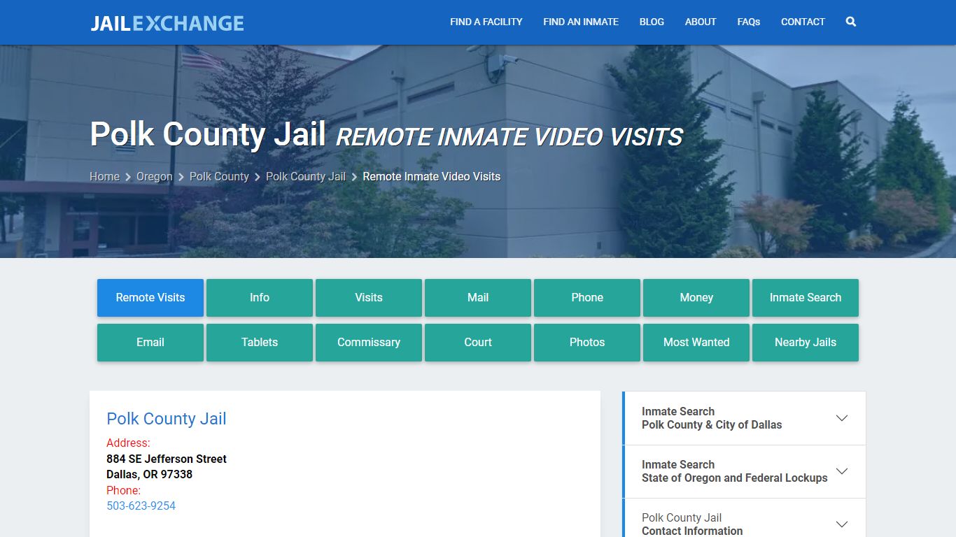 Video Visitation - Polk County Jail, OR - Jail Exchange